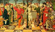 Jaime Huguet The Flagellation of Christ France oil painting reproduction